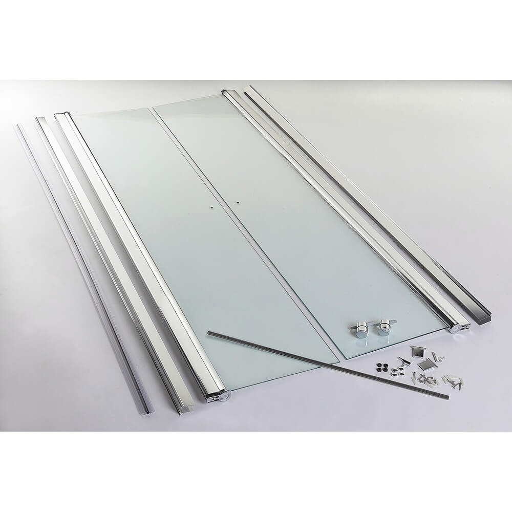 Home Deluxe Pendeltür LAVEA - 110 x 195 cm Klarglas