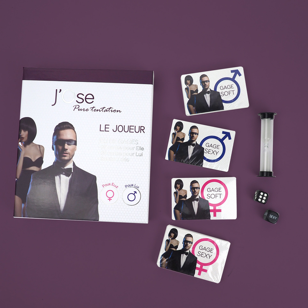 j'ose Le Joueur Le jeu comprend : 138 cartes,sablier et dès HYGIENE SEXUELLE