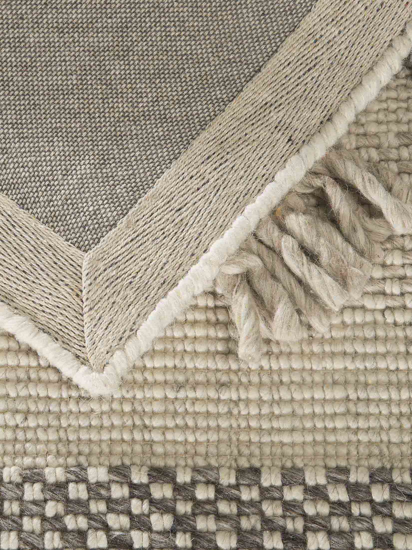 Finnbo Flachgewebe-Teppich, Ivory