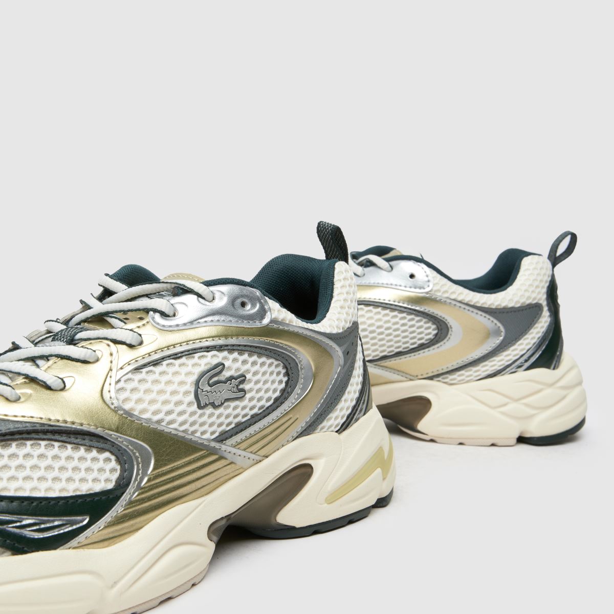 Lacoste Storm 96 2k – Vita och grå träningsskor