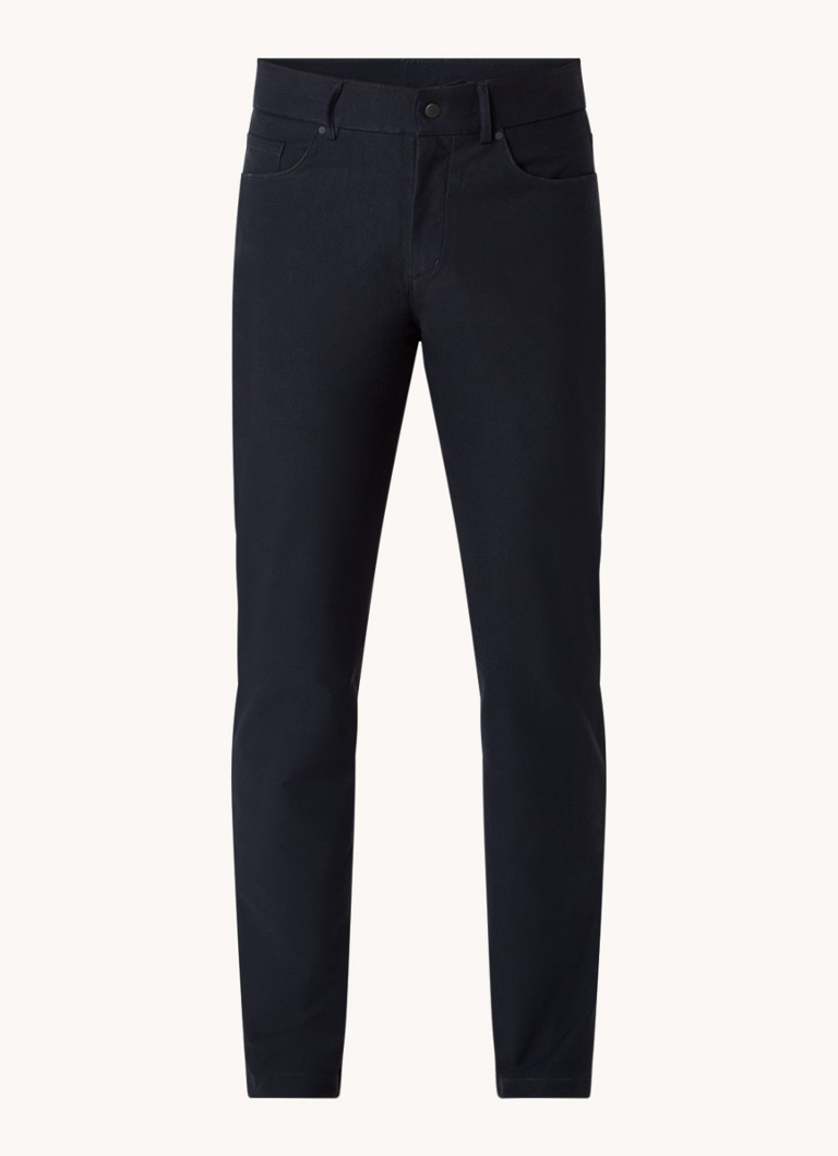 Boggi Milano  Straight leg jeans met stretch