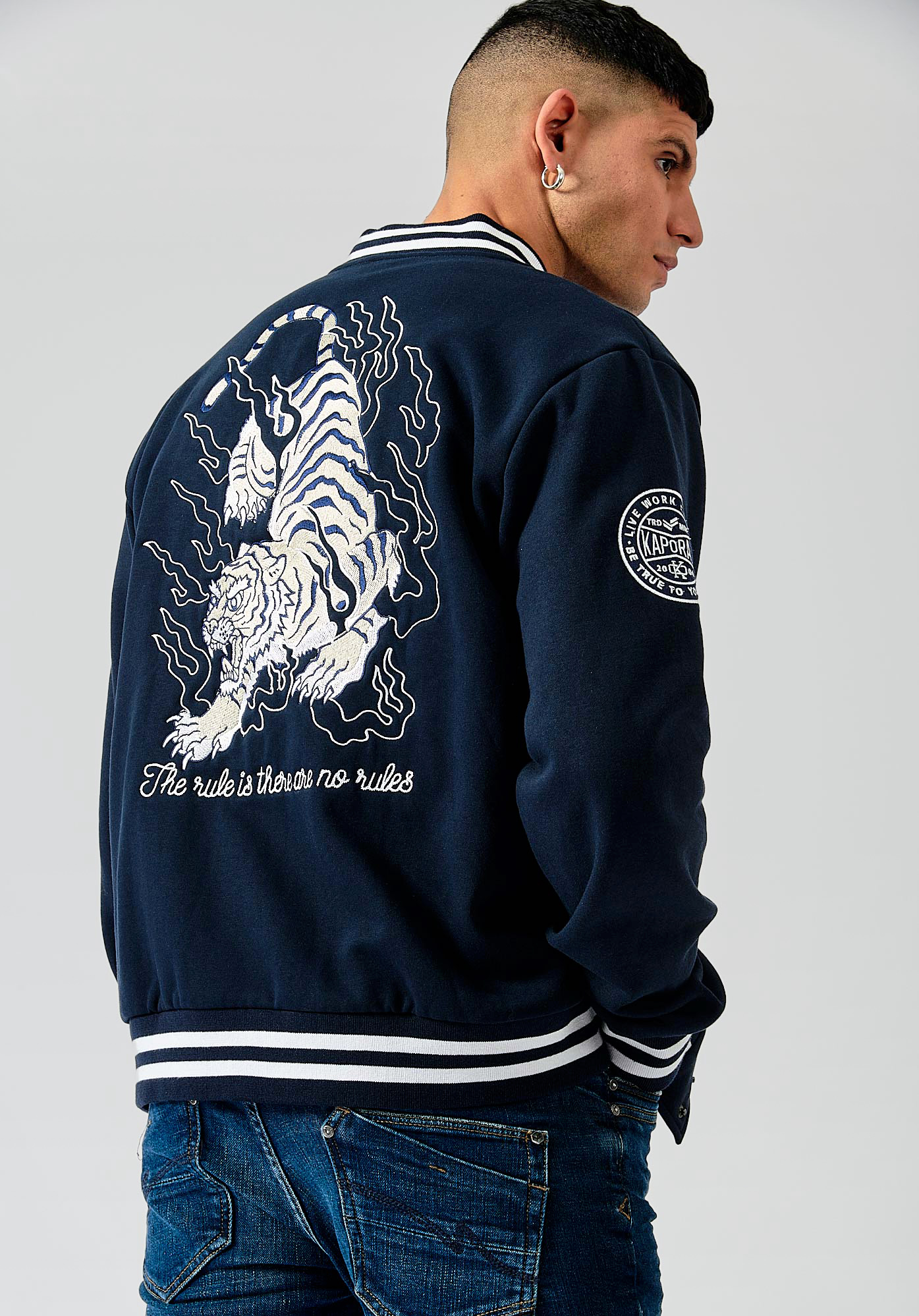 BOCKY  Blouson bleu homme