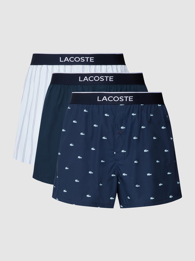 Boxershorts im 3er-Pack in marineblau