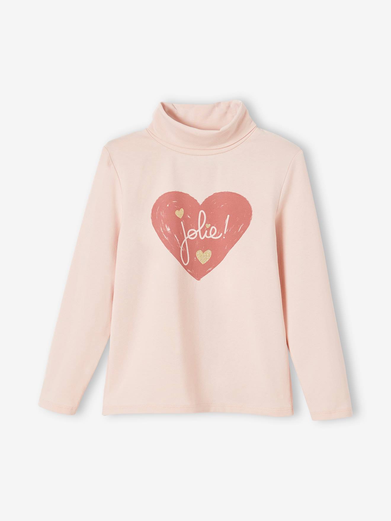 Vertbaudet 3er-Pack Mädchen Rollkragenshirts BASIC - pack anthrazit