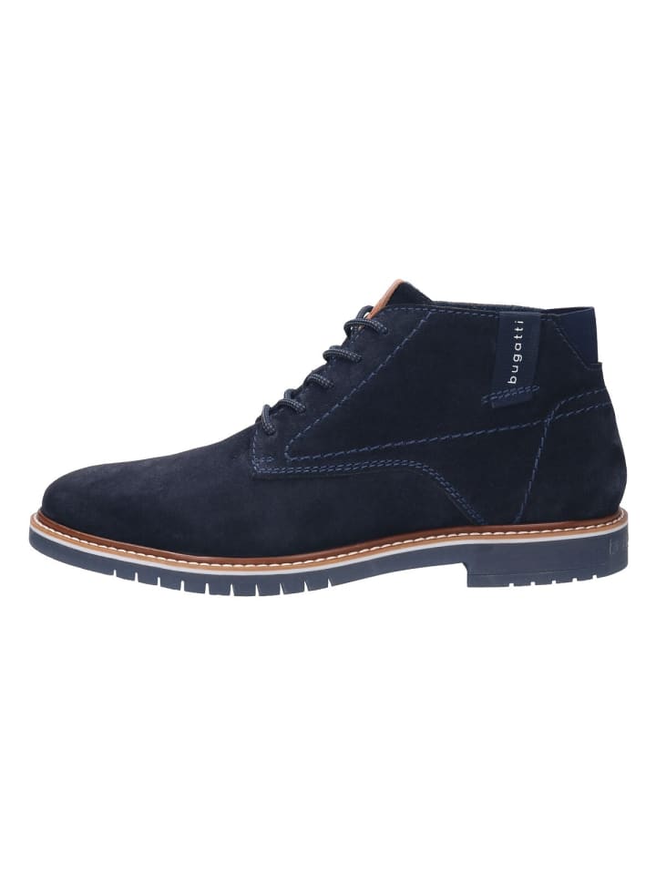 Bugatti Schnürstiefel in blau günstig kaufen