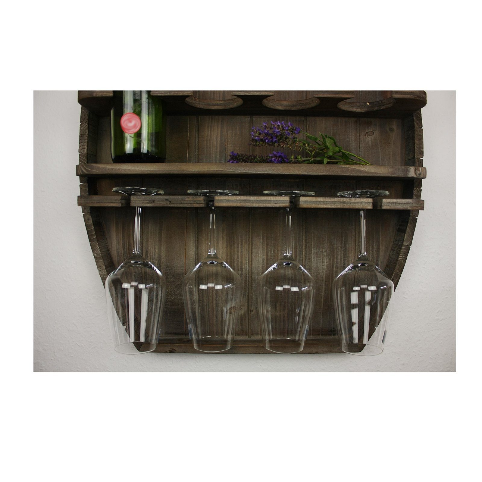 HTI-Line Weinregal Wandbar Weinfass Likörbar Grappabar Weinbar