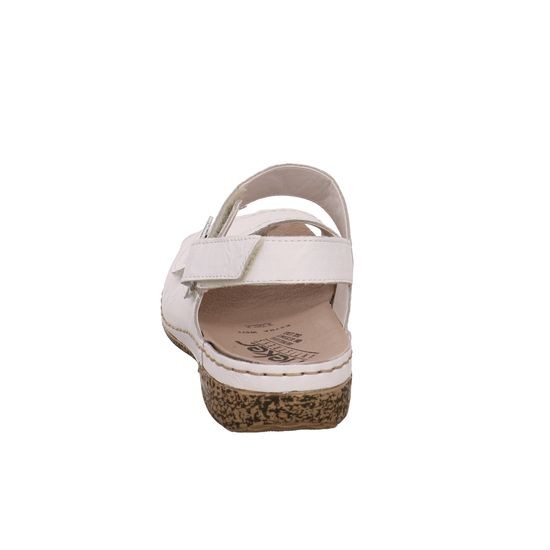 RIEKER Klassische Sandalen weiss Sandalette