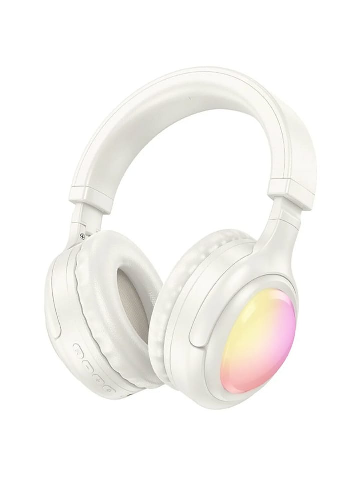 HOCO Kabellose Bluetooth Kopfhörer RGB-LED Beleuchtung faltbarer in Schwarz günstig kaufen onesize