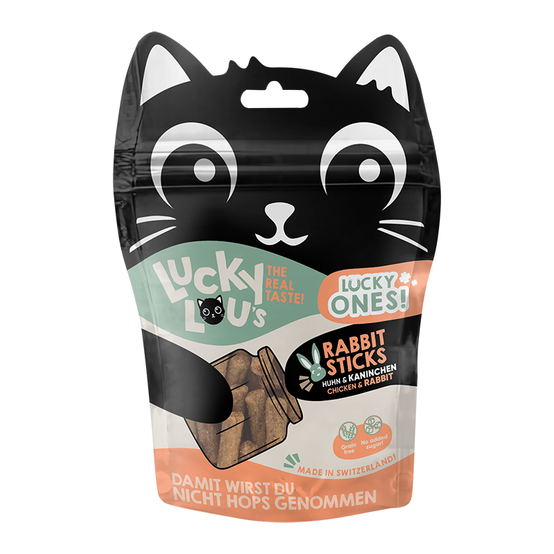 Lucky Lou Snacks Lucky Lou Lucky Ones Sticks 8x50 g Huhn & Kanninchen