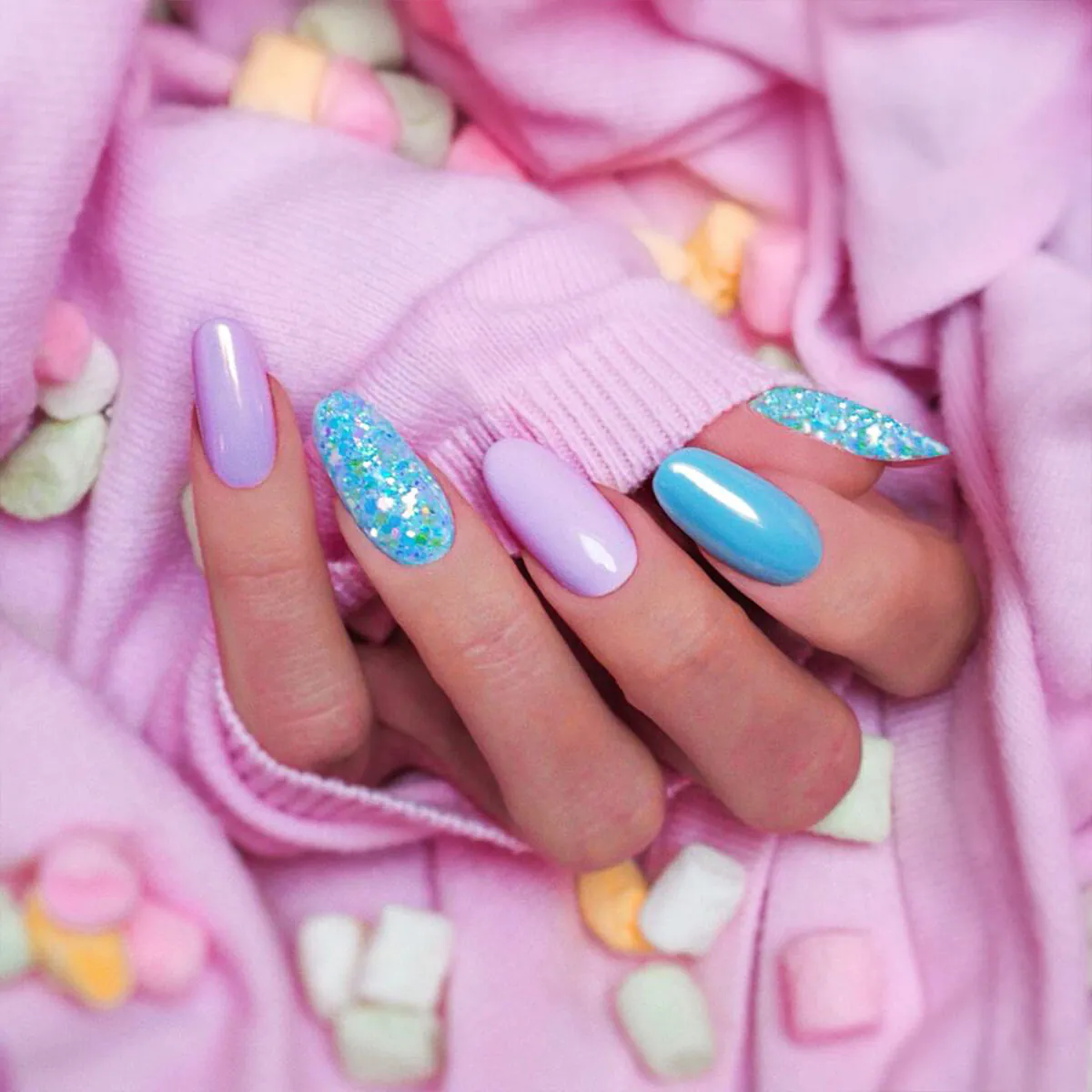 Hi Hybrid Nail Dust 512 Glam Gold Dust 0