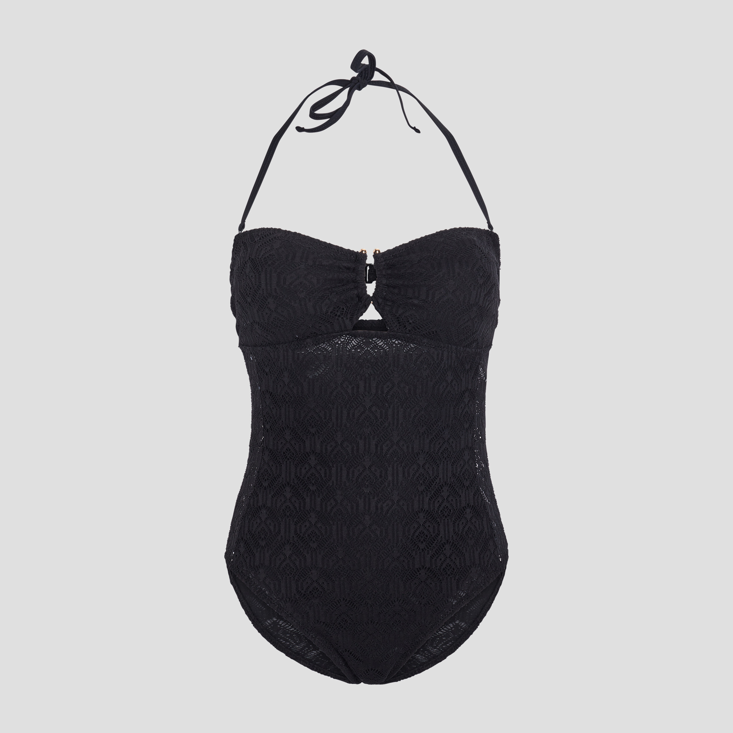 Maillot de bain une pièce noir femme | La Halle
