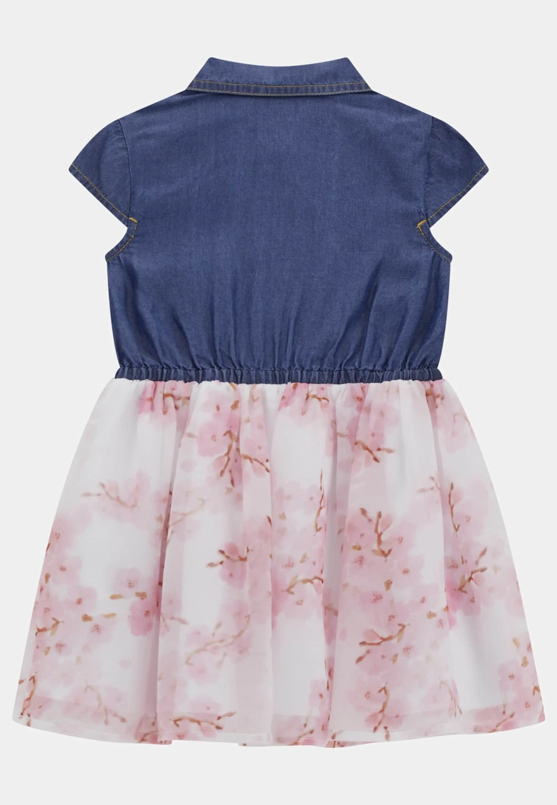 Guess FLORAL ALL OVER - Vestido vaquero