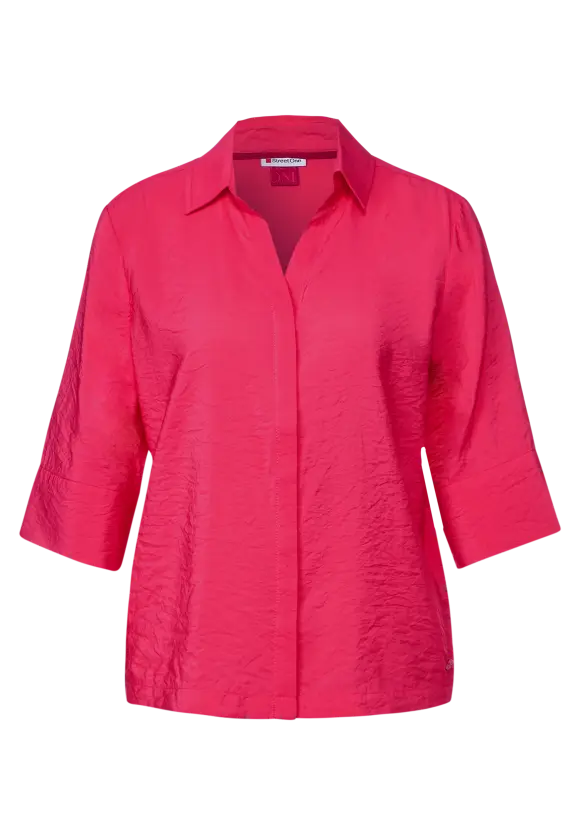 Street One Hemdkragenbluse mit Struktur