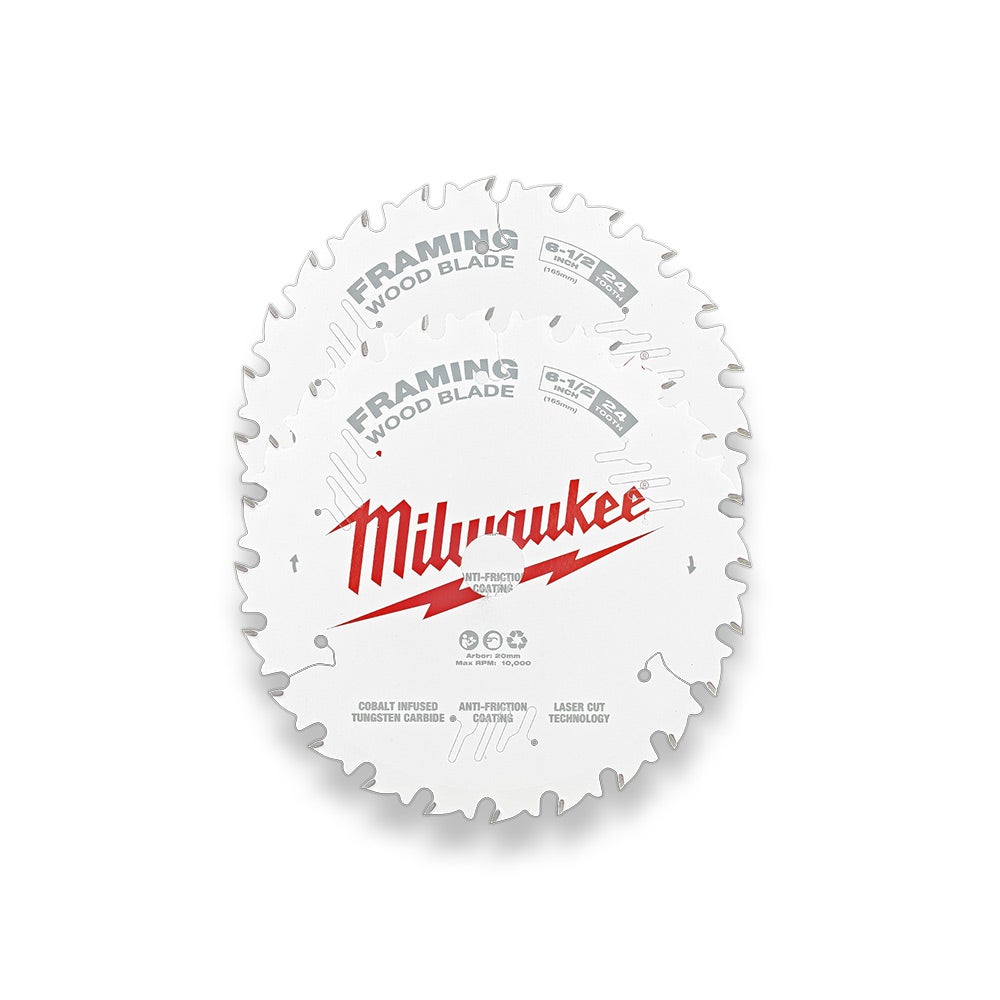 Lâmina de serra circular MILWAUKEE de 165 mm (6-1/2