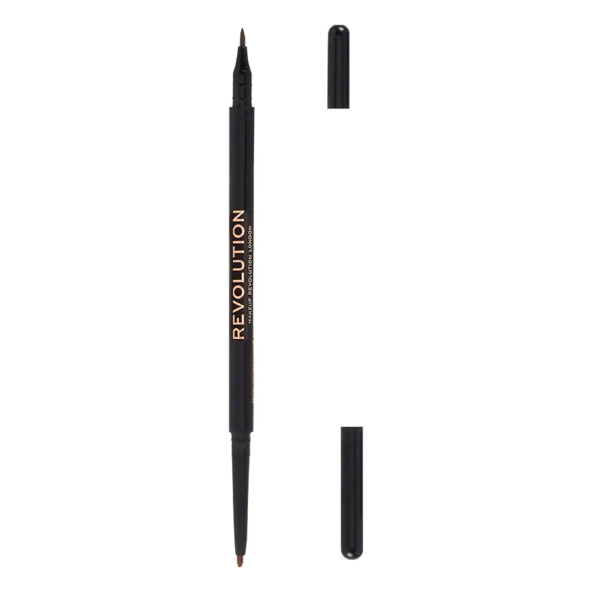 MAKEUP REVOLUTION Veltinio ir Kohl akių pieštukas, rudas, 0,16 g
