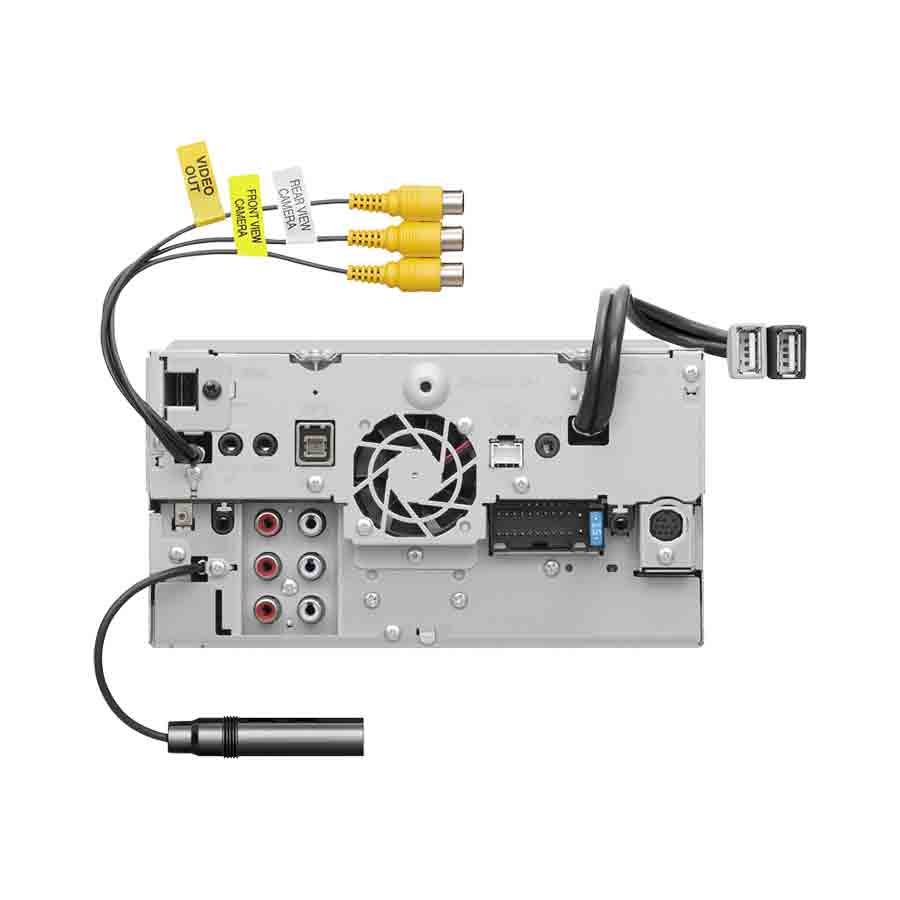 Kenwood DMX8020DABS Moniceiver mit Bluetooth, Apple CarPlay/AndroidAuto, USB, Rückfahrkamera-Kompatibilität uvm. - ATU