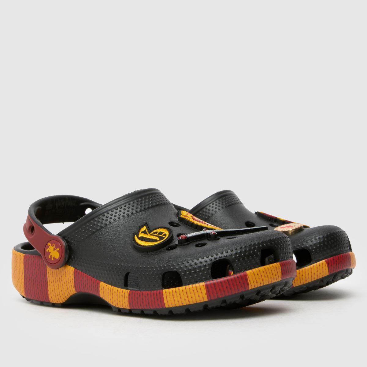 Crocs svarta & röda Gryffindor träskor Junior sandaler