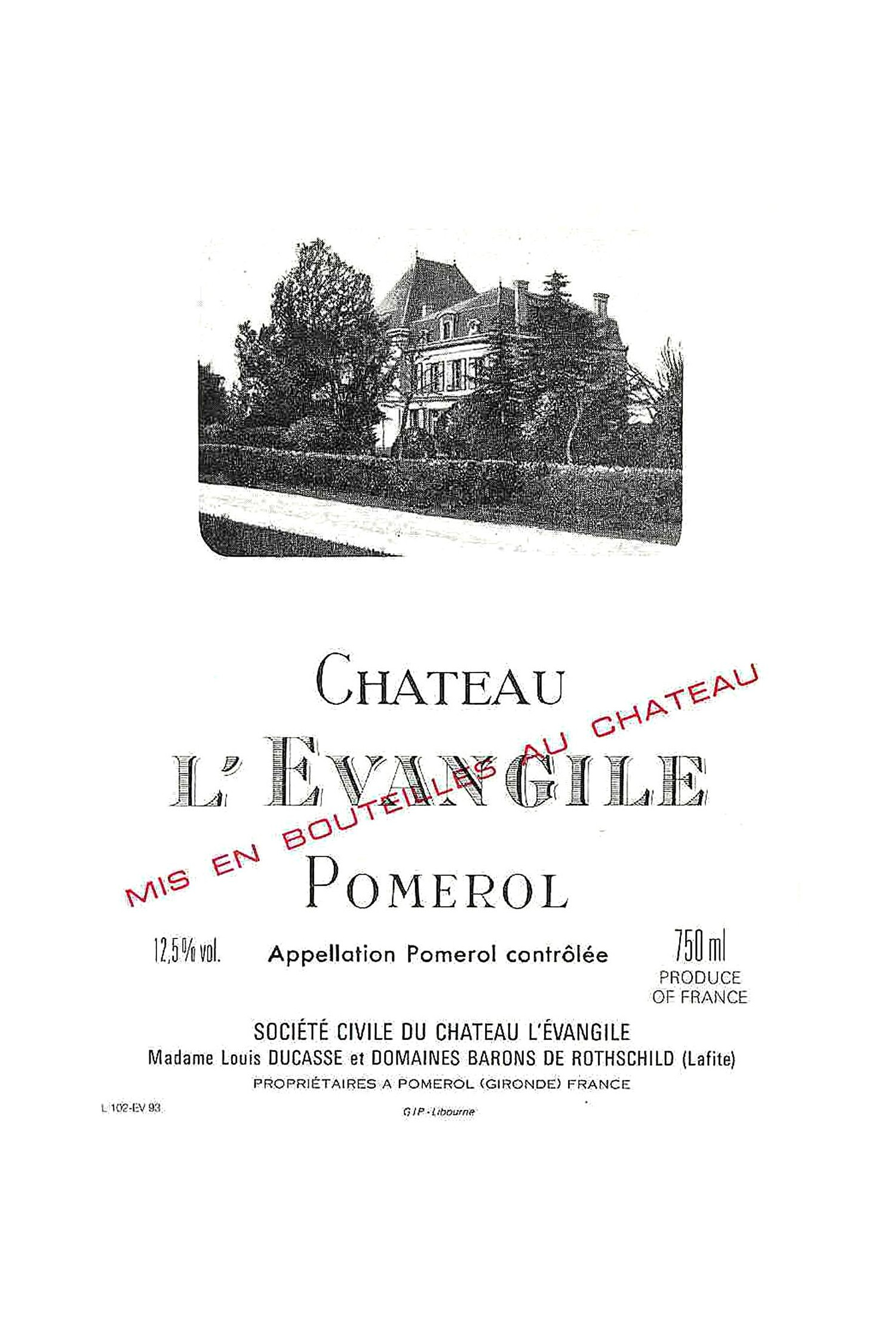 Château L'evangile 1966, Pomerol