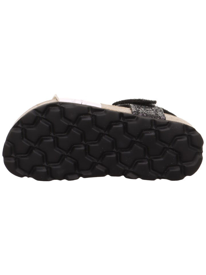 superfit Tieffußbett Sandale FUSSBETTPANTOFFEL in Weiß/Schwarz günstig kaufen 28