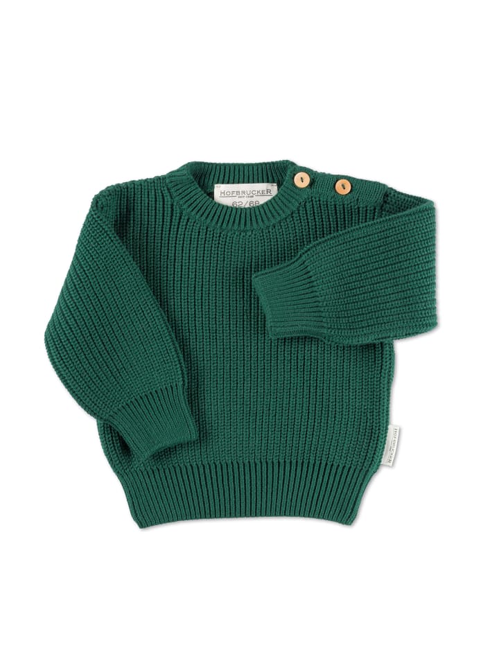 Hofbrucker Strickpullover in Waldgrün günstig kaufen