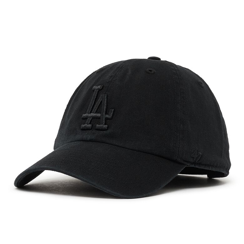47 Brand Los Angeles Dodgers '47 Clean Up Plain Black