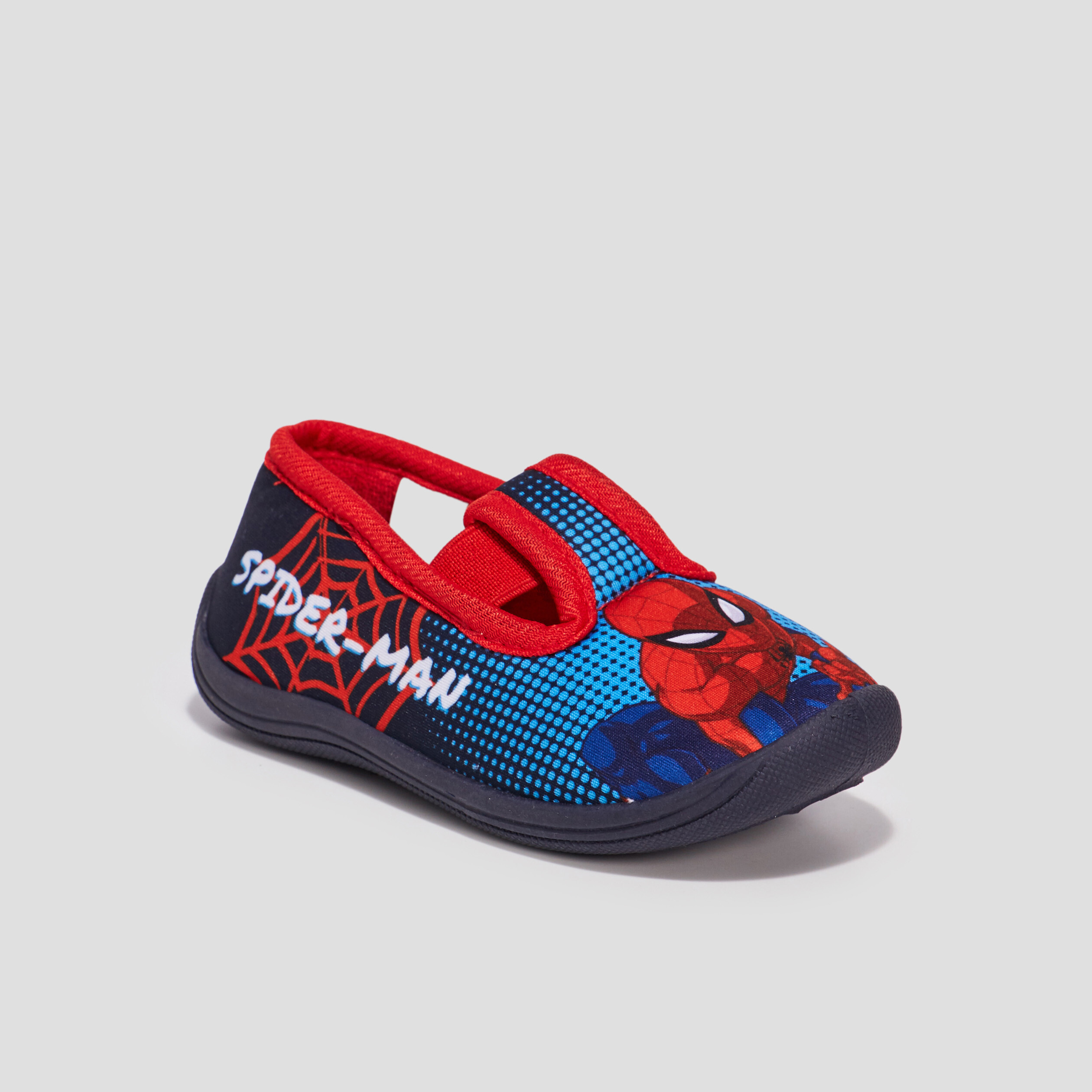Chaussons sans gêne Spider-Man bleu garçon | La Halle