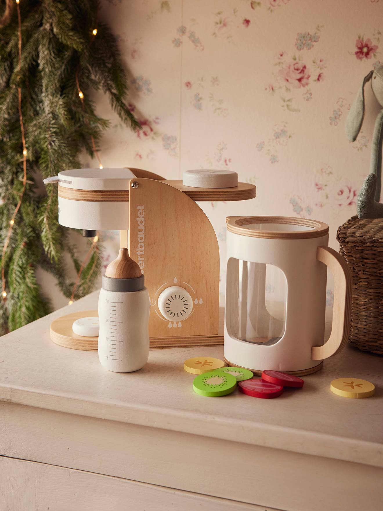 Robot cuiseur préparateur de biberons en bois FSC® multicolore
