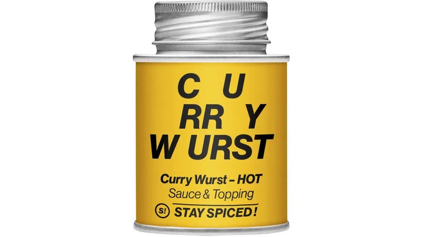 STAY SPICED! Gewürzmischung Curry Wurst Hot 70 g
