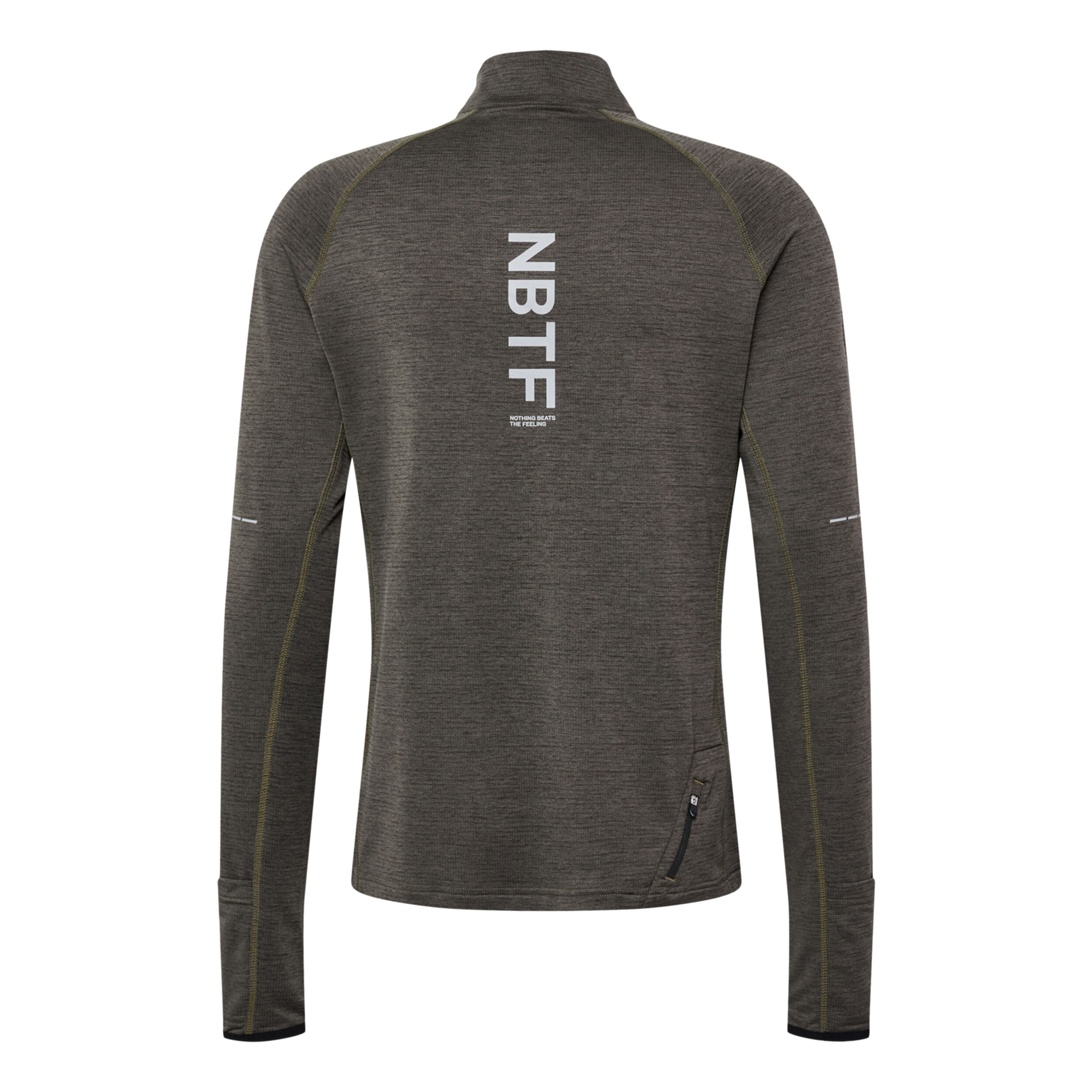 Pace Half-Zip Lauftop Herren - Beige