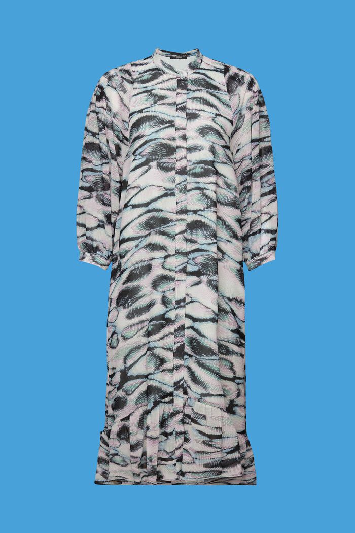 Recycelt: Midi-Kleid aus Chiffon