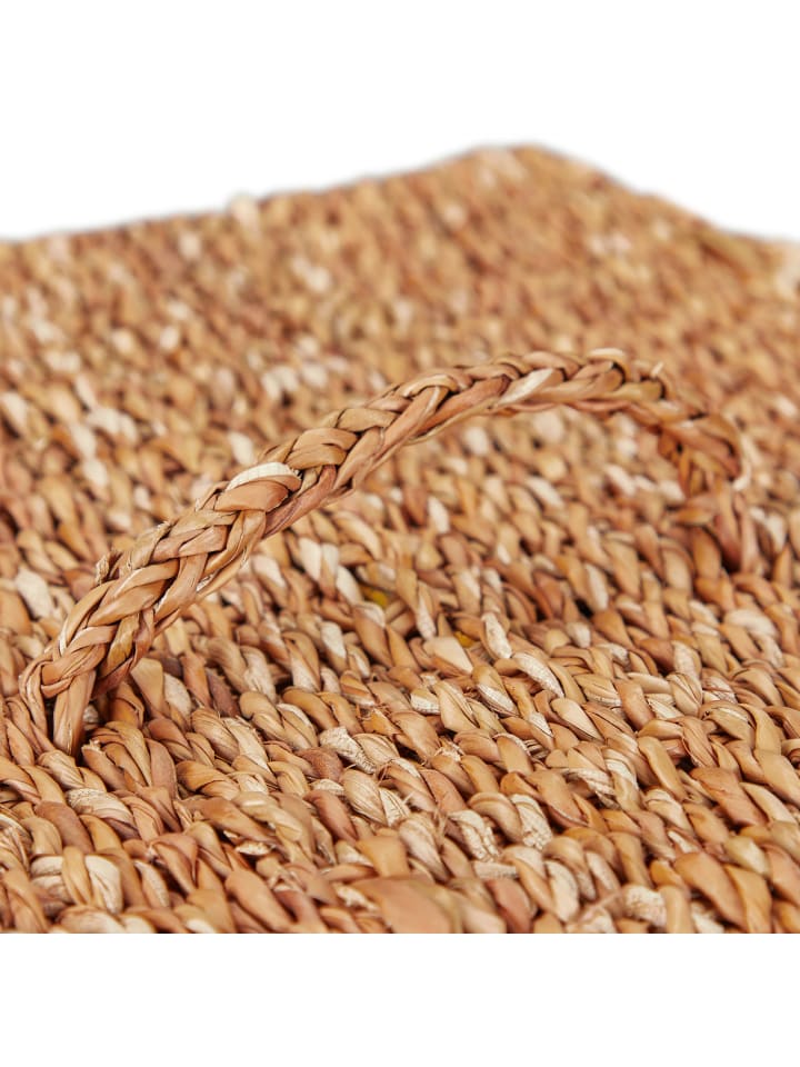 relaxdays Wäschekorb in Natur/ Beige - (B)50 x (H)50 x (T)40 cm günstig kaufen onesize
