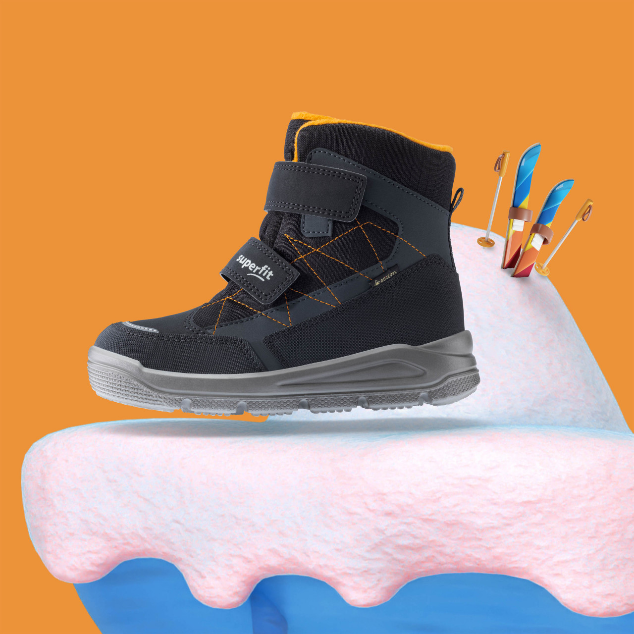 MARS - Schwarz/Grün Boots mit BOA® Drehverschluss
