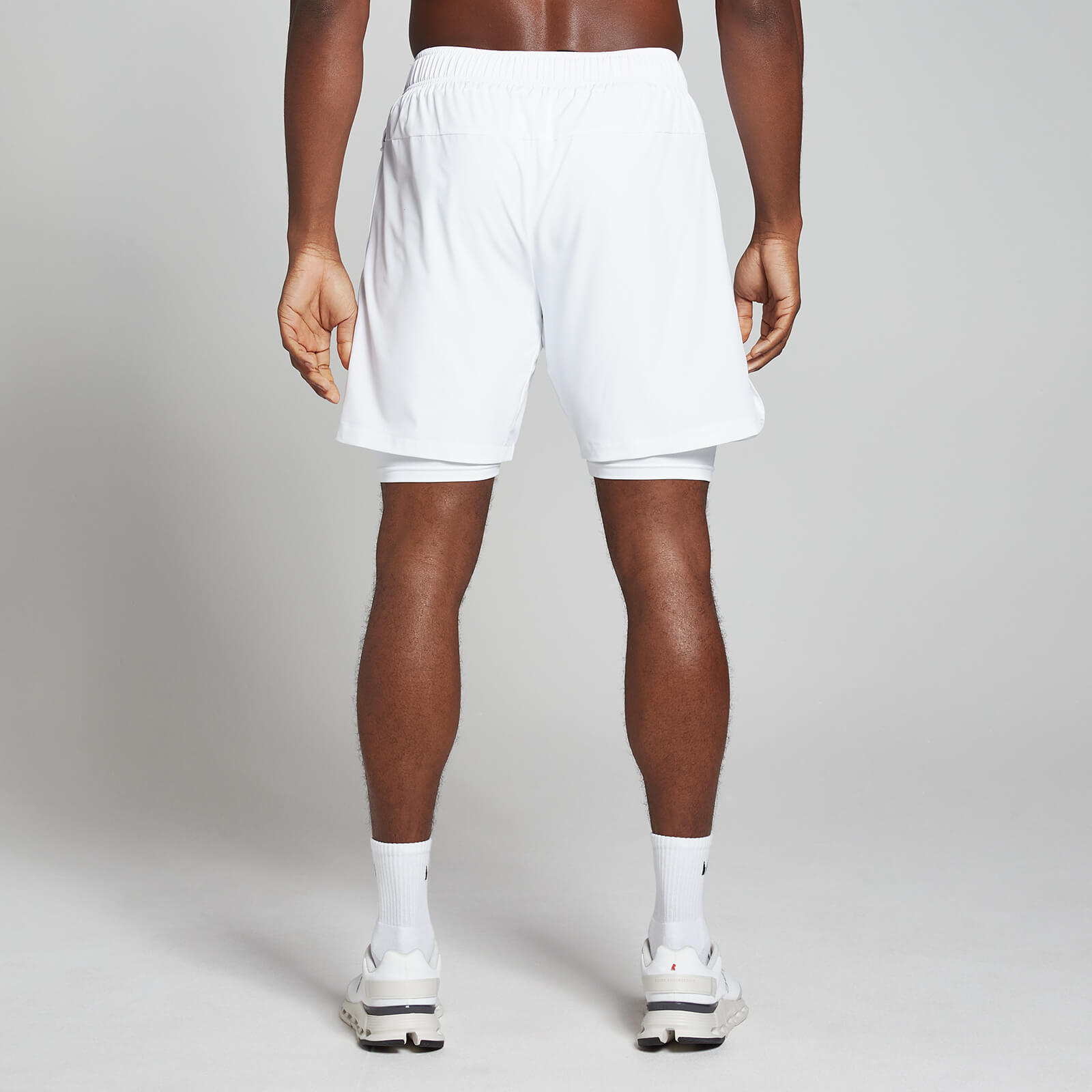 Short d’entraînement 2-en-1 MP pour hommes – Blanc