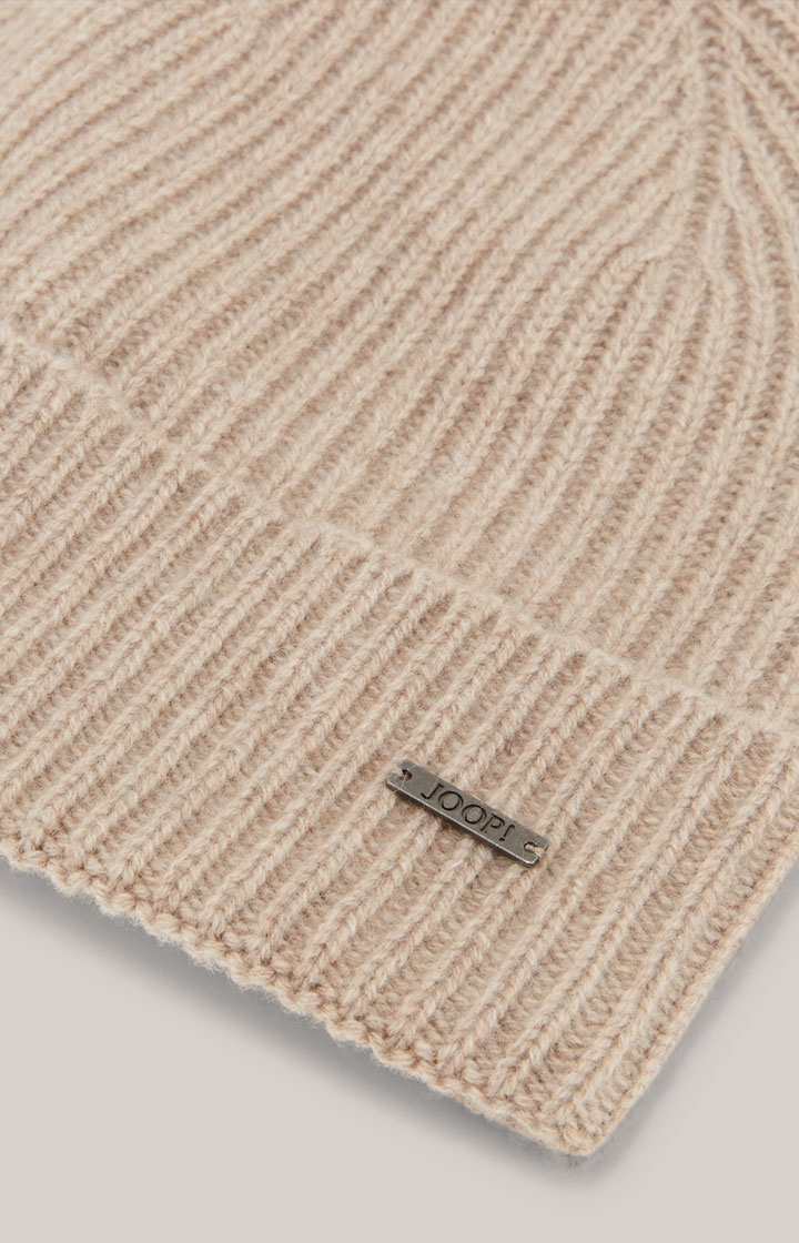 Kaschmirmütze Fenol in Beige