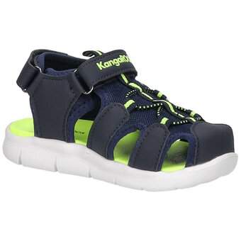 KangaROOS K Mini Flat Sandale in blau