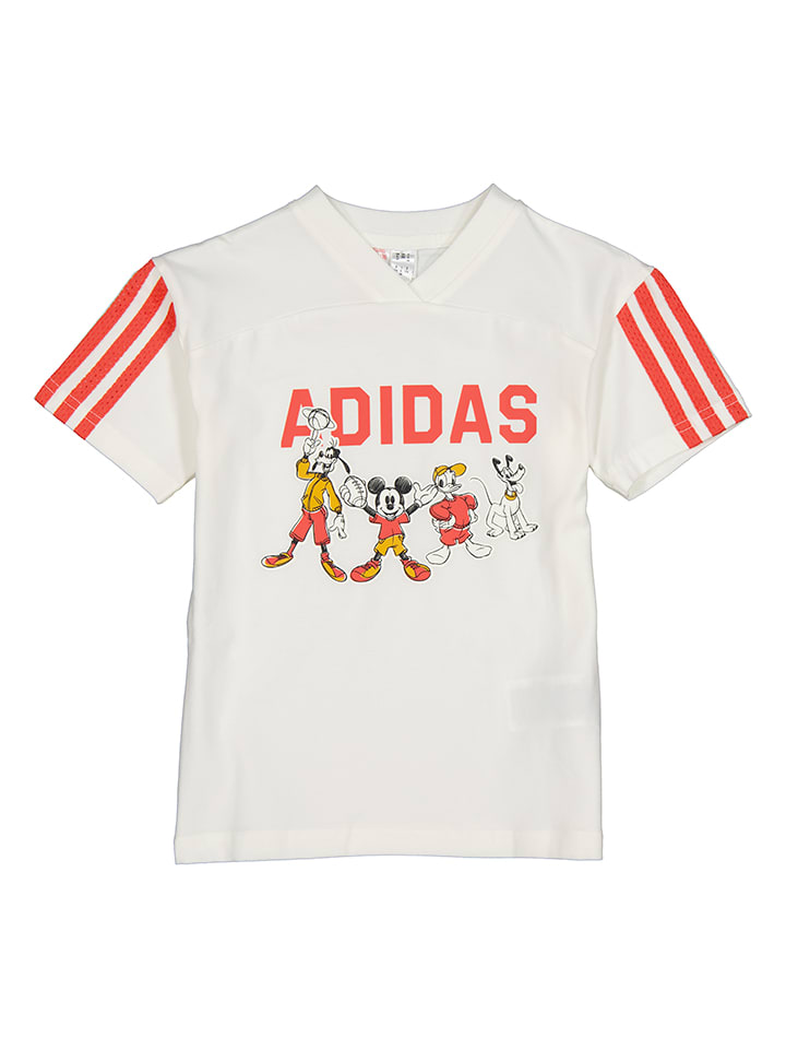 adidas 2tlg. Outfit in Rot/ Weiß günstig kaufen