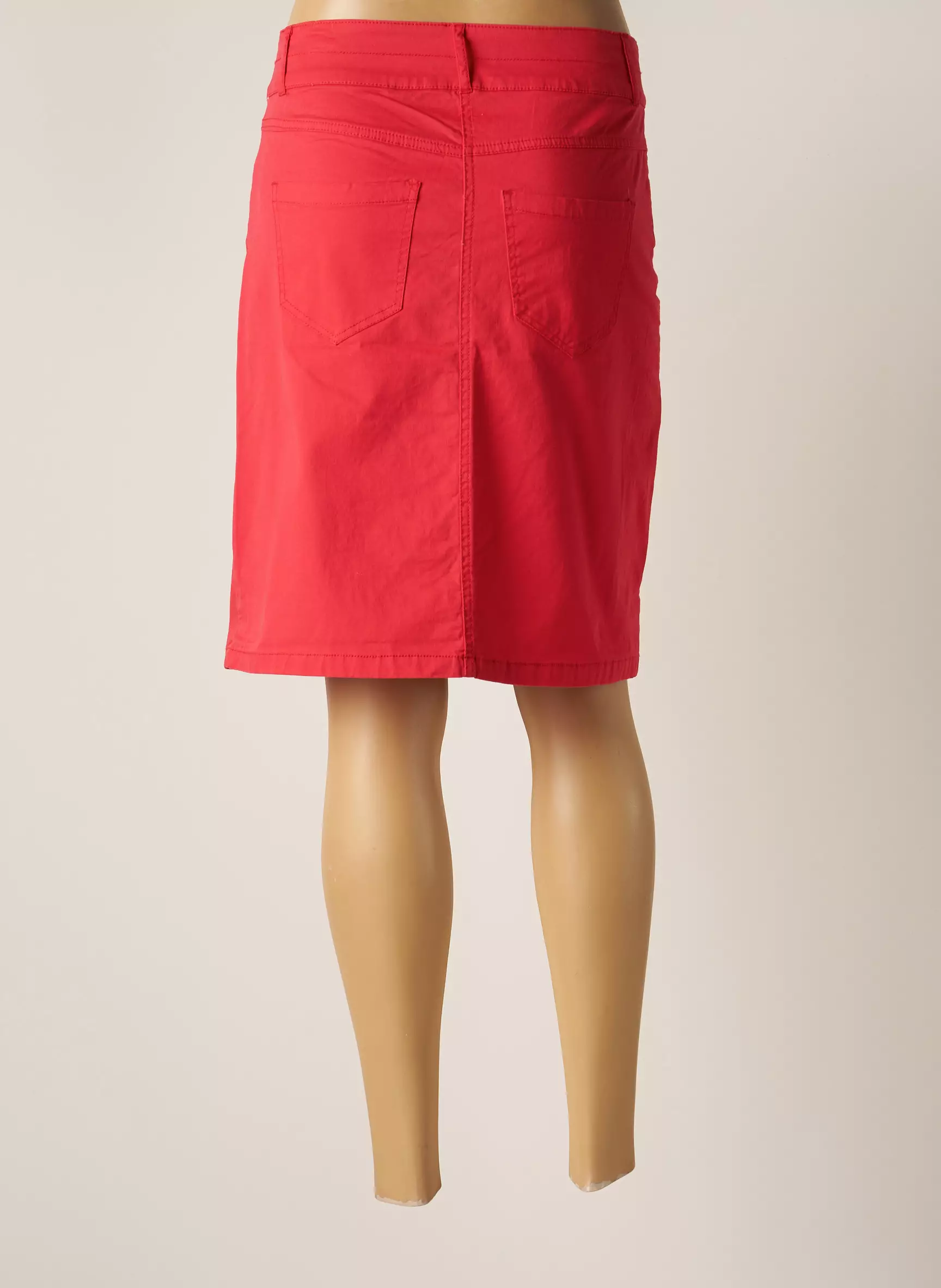 Jensen Jupes Mi Longues Femme couleur rouge