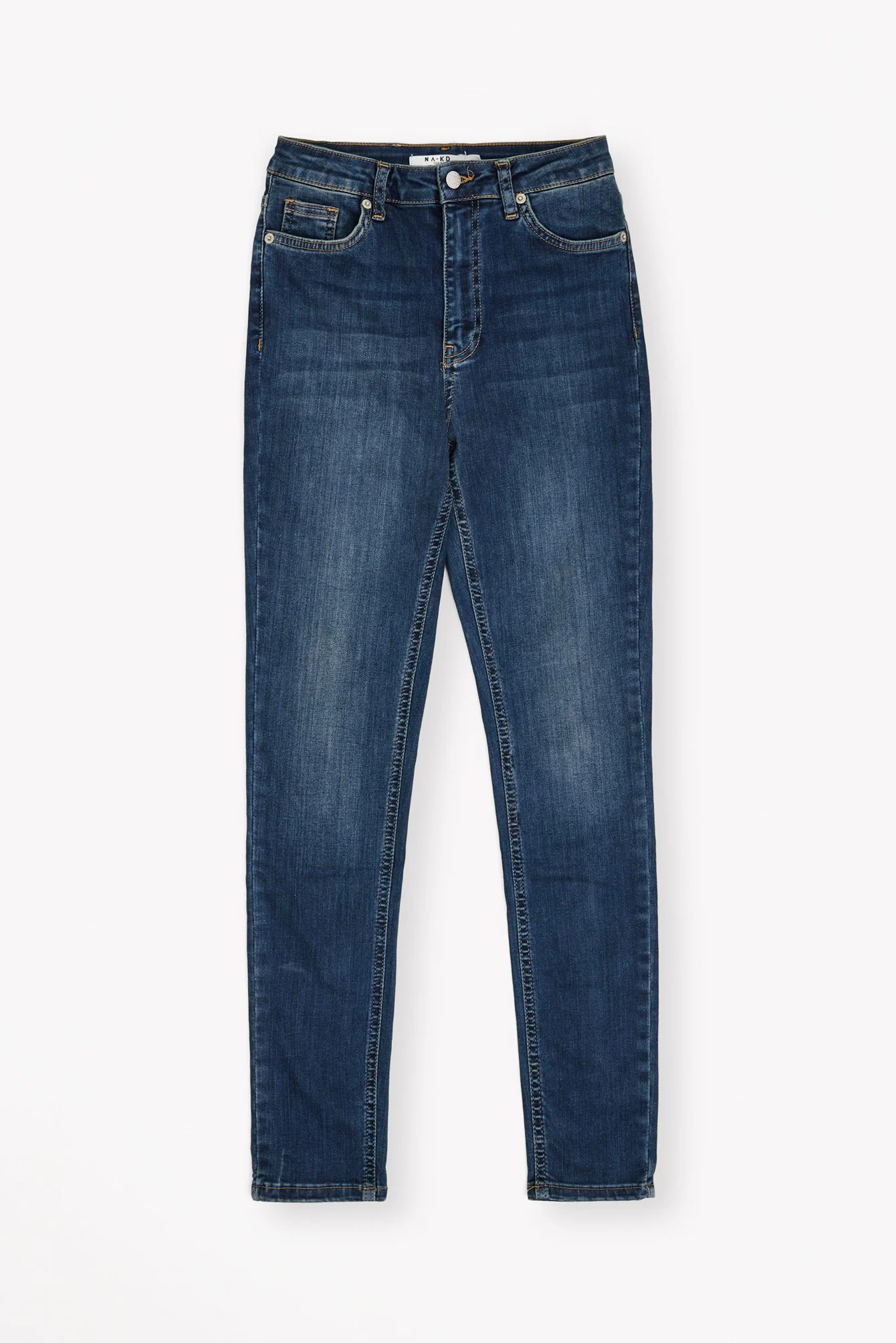 Skinny-Jeans mit Stretchanteil und hoher Taille