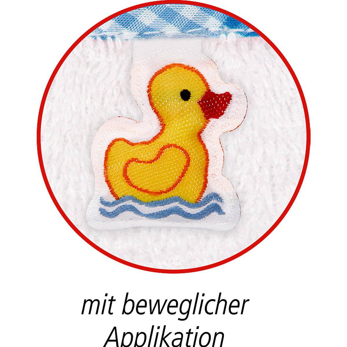 Waschhandschuh BabyGlück Elefant hellblau