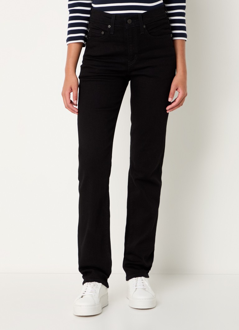Jeans Levi's 724 a vita alta, vestibilità slim, lavaggio colorato