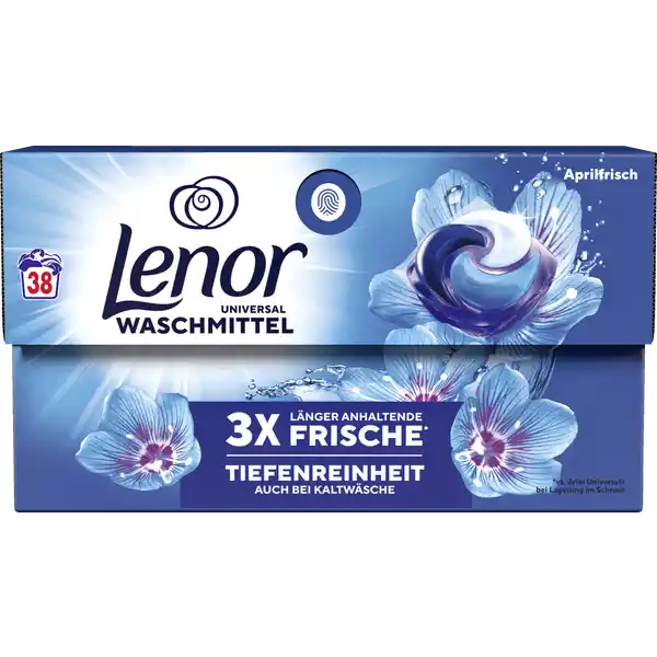 Vollwaschmittel Flüssig All-in-1 Pods Aprilfrisch 38WL