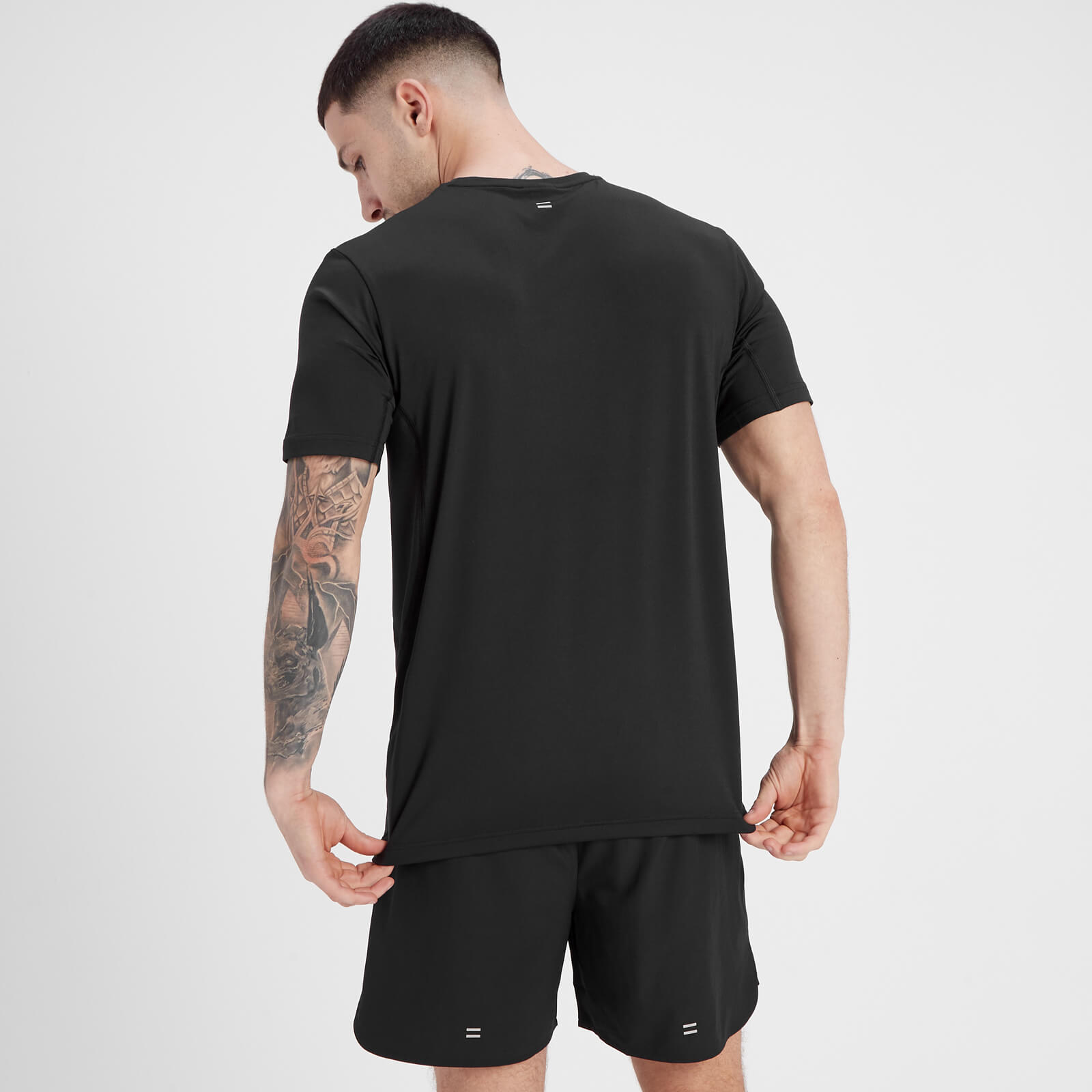 T-shirt à manches courtes MP Velocity pour hommes – Noir