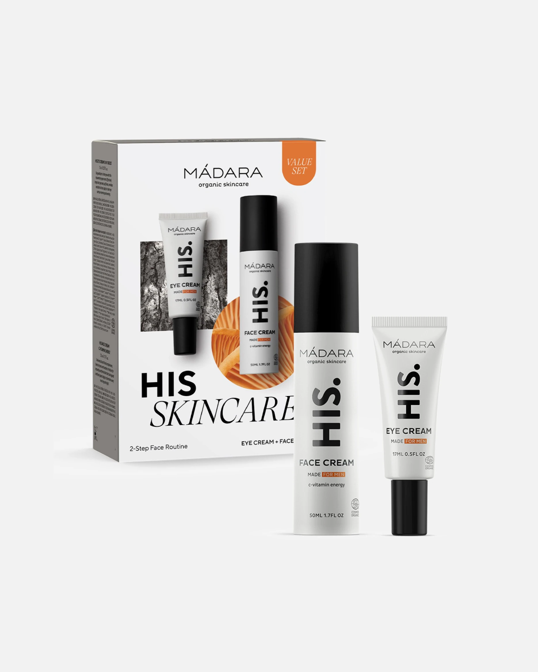 MÁDARA HIS Skincare 2-delni komplet za nego obraza