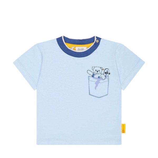 T-Shirt kurzarm, hellblau für Jungs