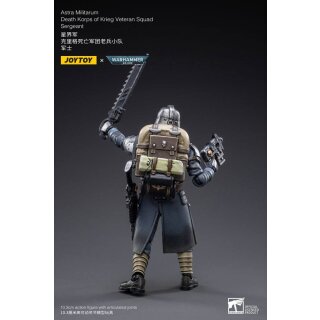 Warhammer 40k Actionfigur 1/18 Death Korps of Krieg Veteran Squad Sergeant 10 cm