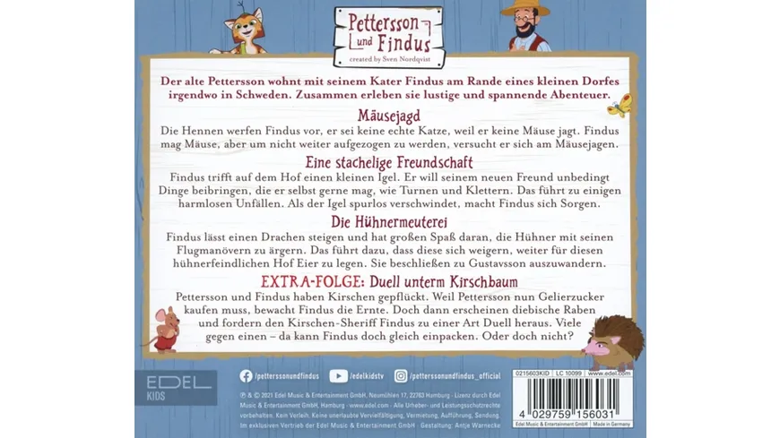 Folge 12:Duell unterm Kirschbaum Pettersson und Findus