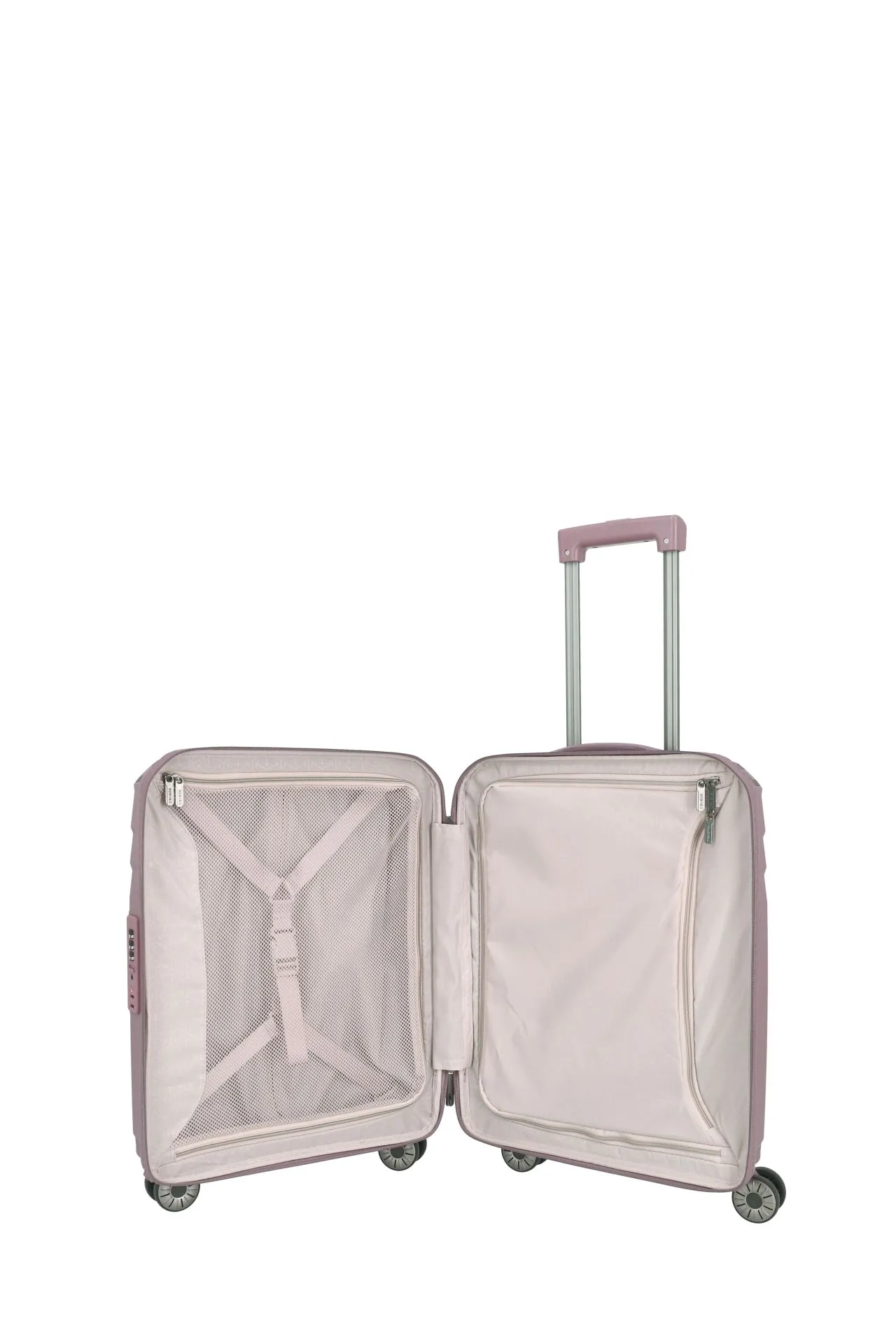Travelite ELVAA Trolley S mit 4 Rollen - Rosé