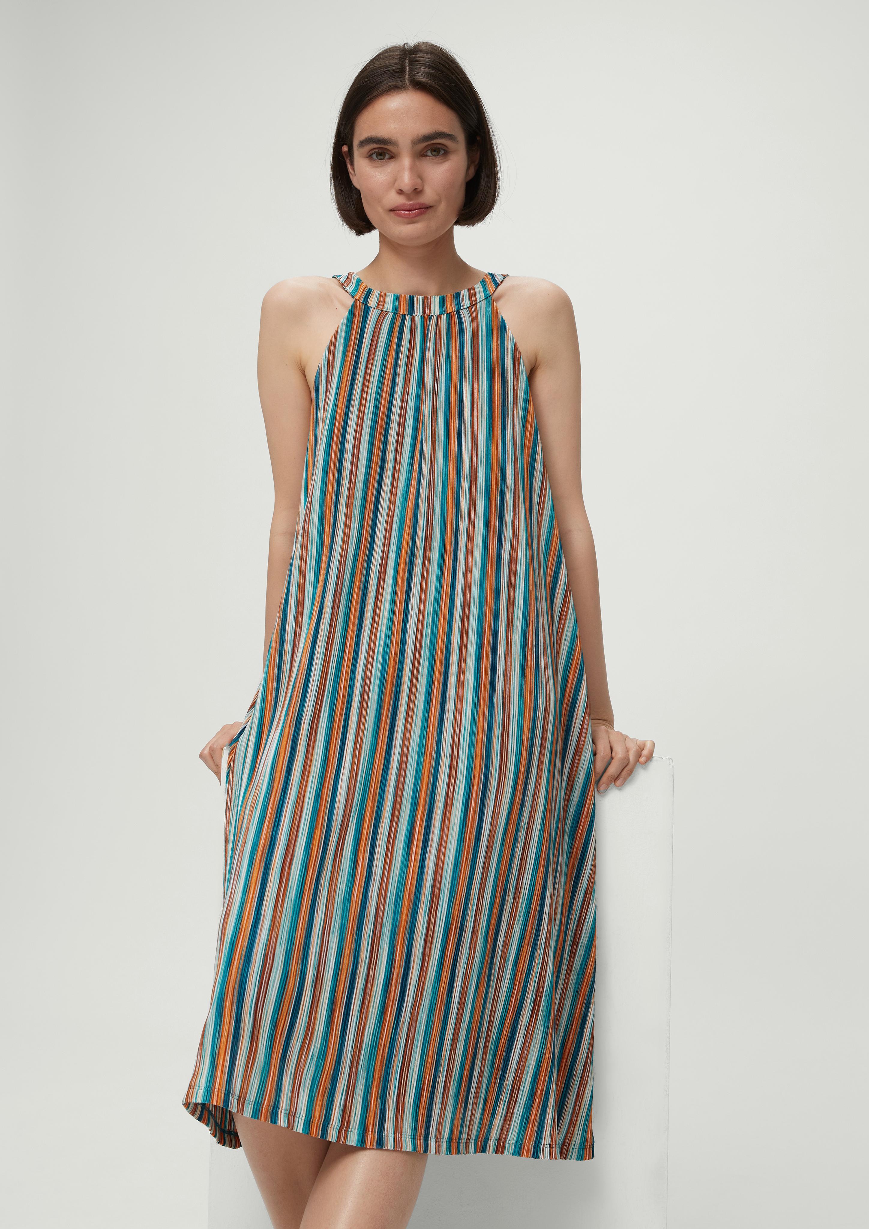 Midikleid mit strukturierten Streifen  2132442-67X2