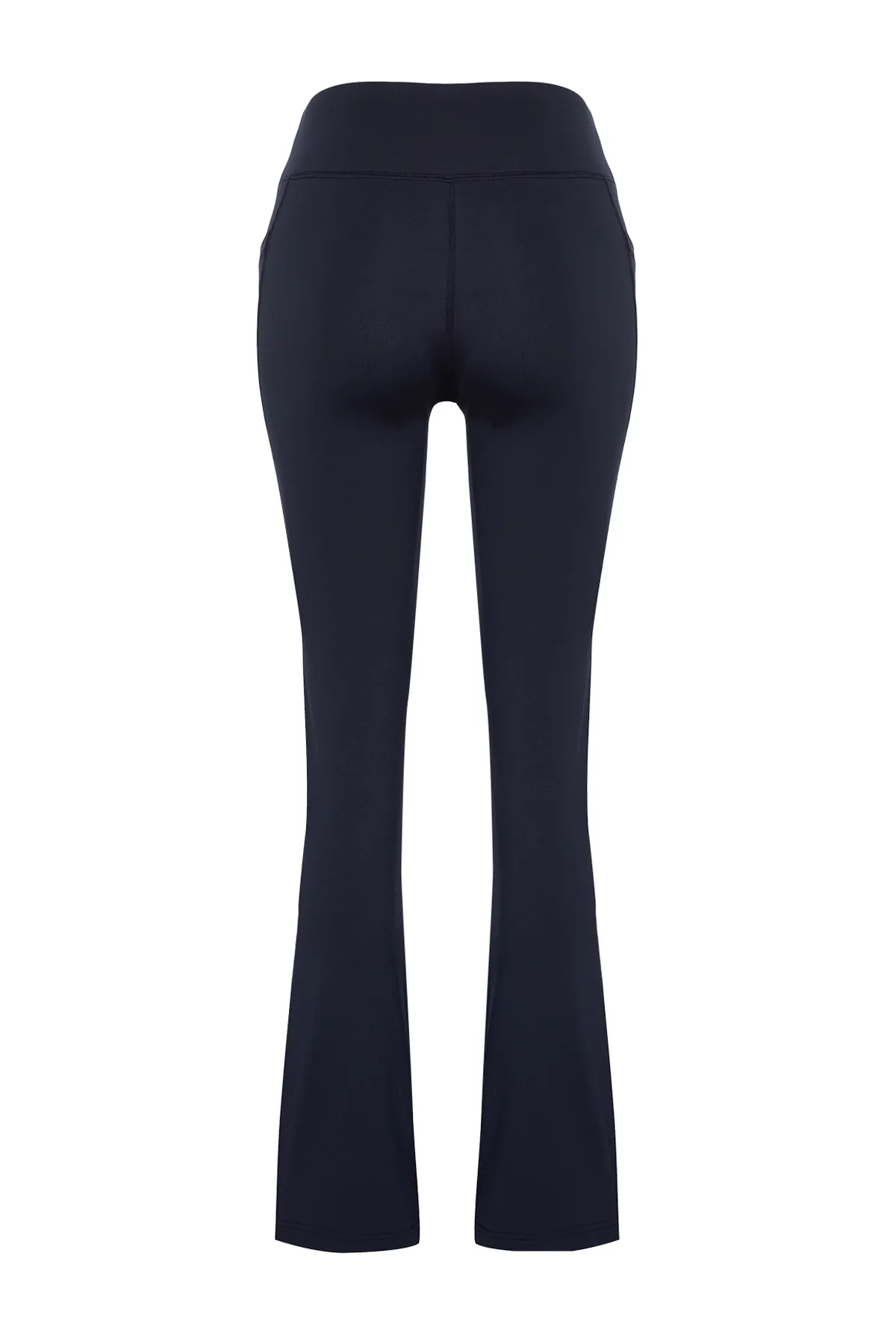 Trendyol Collection  Marineblaue, gestrickte Sport-Jogginghose aus Scuba/Tauchstoff mit entspannter Passform und spanischem Bein THMSS24EA00000