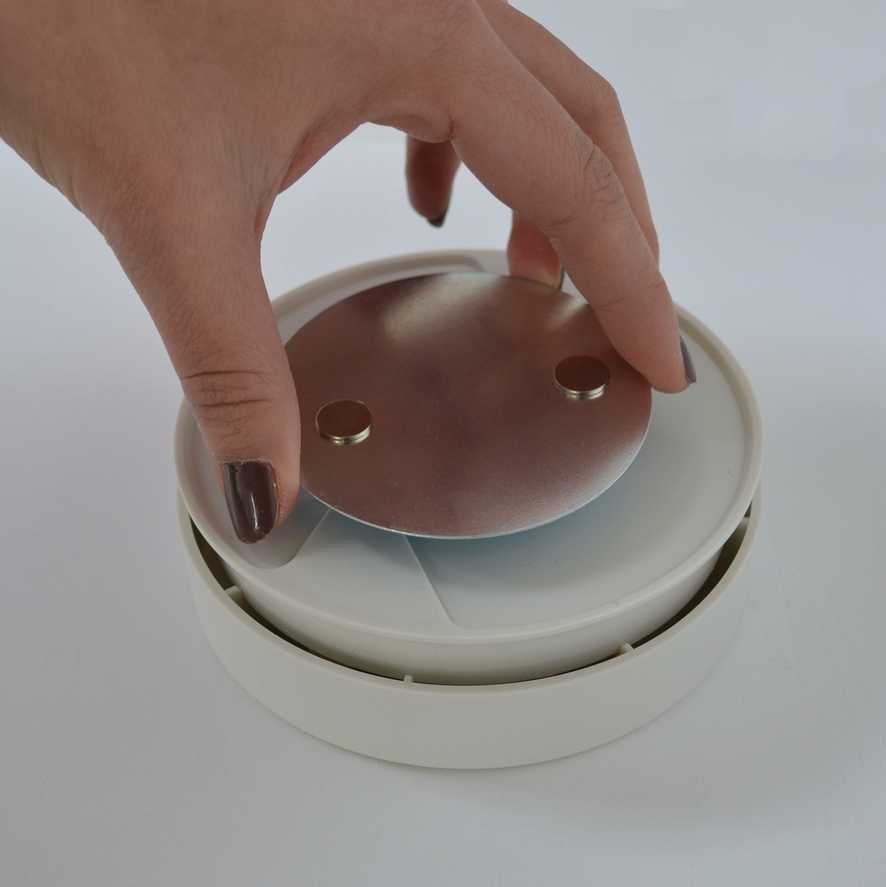 Brennenstuhl 1290000 Magnetische Montageplatte BR 1000 für Rauchmelder